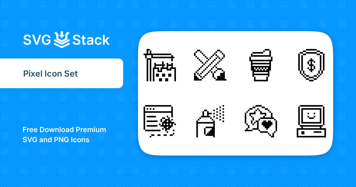 Free Pixel Icon Set | Download in PNG, SVG Format - Page 2