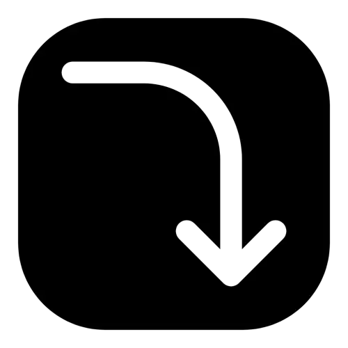 Arrow Right Down Icon