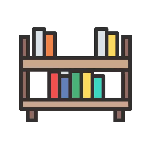 Bookshelf Free Icon