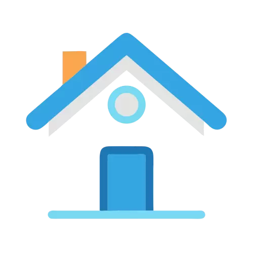 Colored Home Symbol