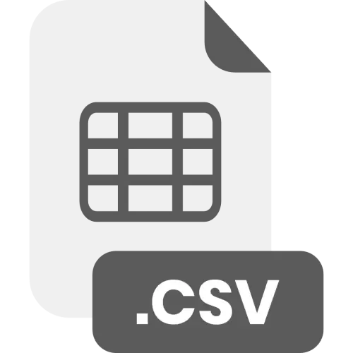 CSV File Format Icon