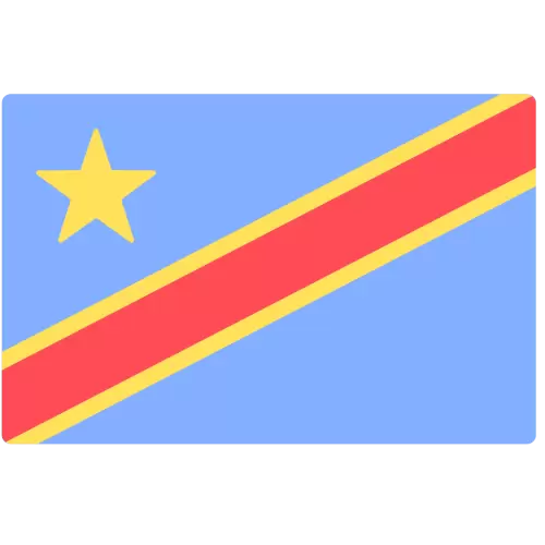 Democraticrepublicofcongo Country Flag