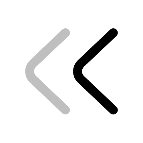 Double Arrow Left Symbol