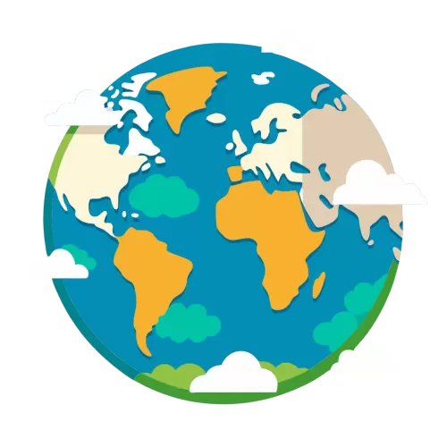 Circle Globe Icon