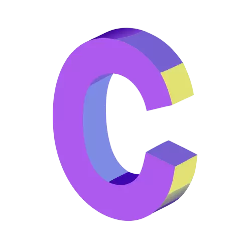 Free 3d Letter C Symbol