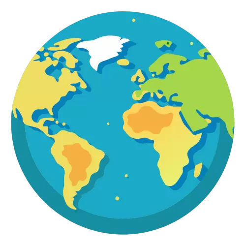Free Globe Emblem Icon