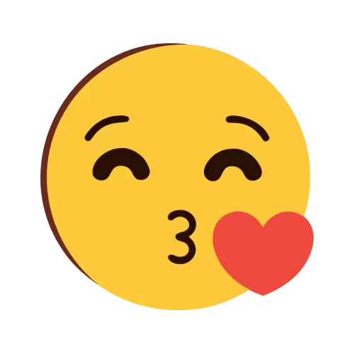 Free Kissing Emoji Vector