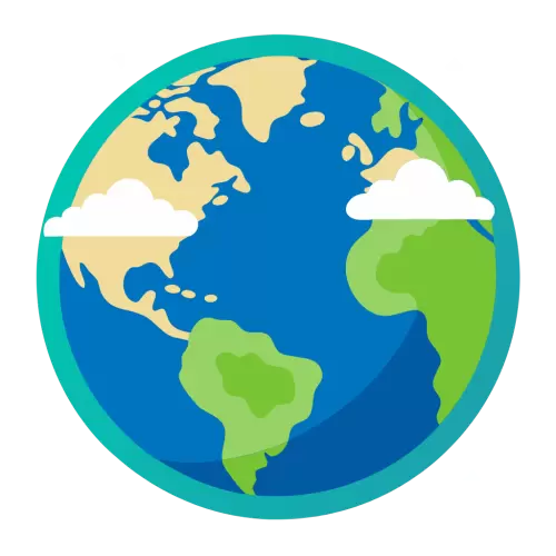 Global World Logo Vector