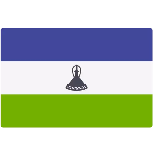 Lesotho Country Flag