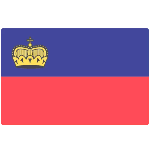 Liechtenstein Country Flag