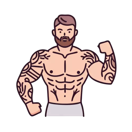 Muscular Man Vector