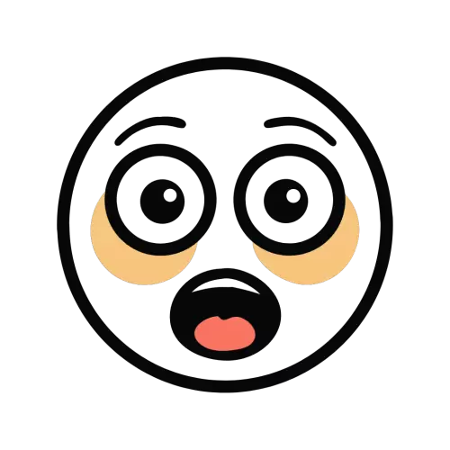 Scared Emoji SVG