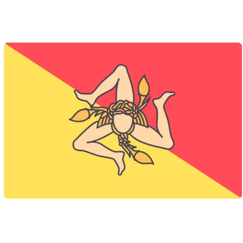 Sicily Country Flag
