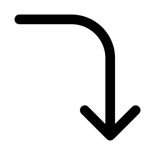 SVG Arrow Right Down Icon