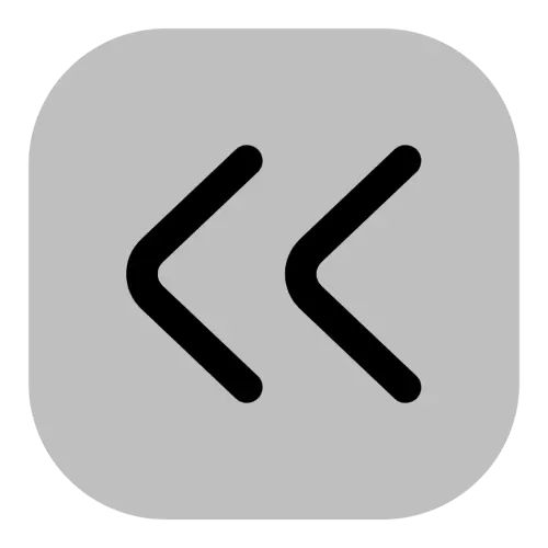 SVG Double Arrow Left Icon