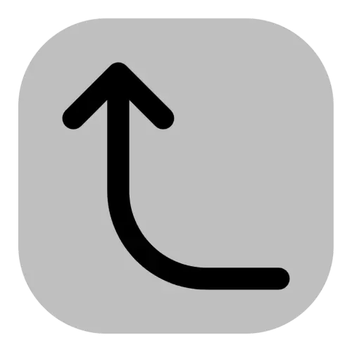 SVG Guide Left Up Icon