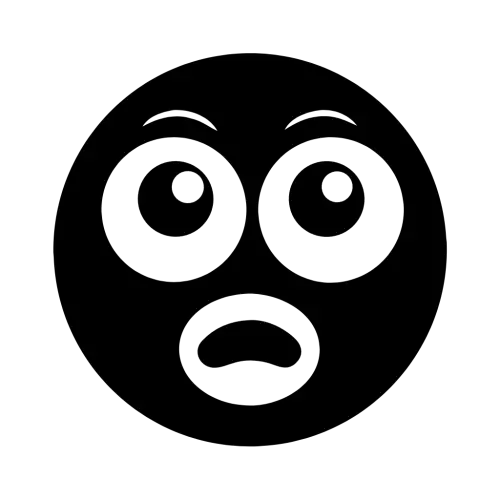 SVG Scared Emoji