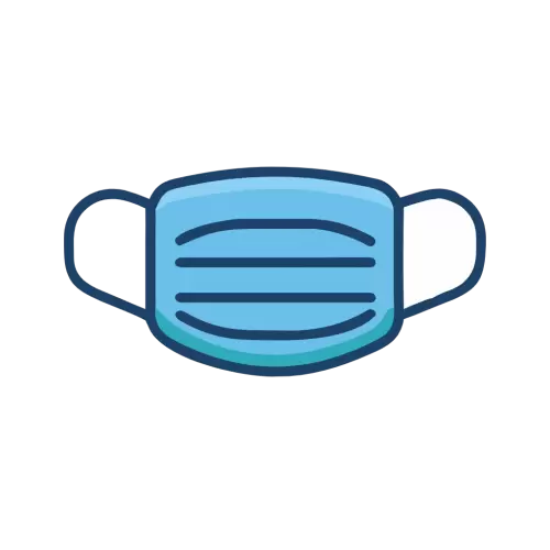 SVG Surgical Mask Vector