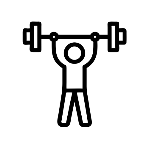 SVG Weightlifting Icon
