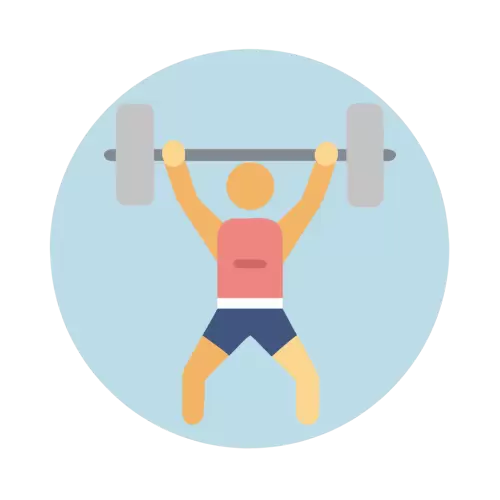 SVG Weightlifting Symbol
