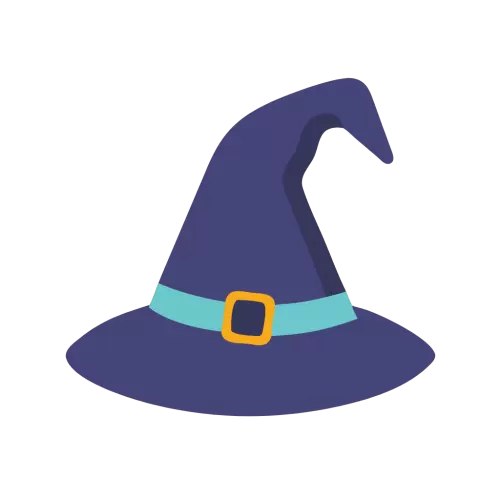 SVG Witch Hat Vector