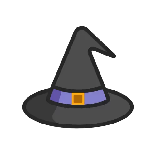 Vector Witch Hat