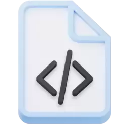 3d Code File Format Icon free download