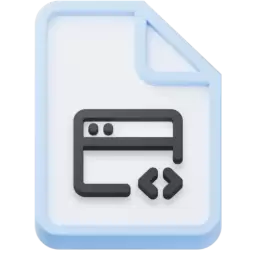 3d Page File Icon
