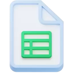 3d Sheet File Icon