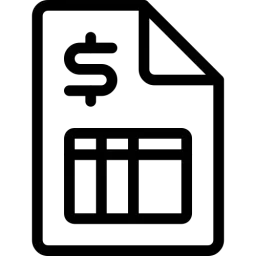 Accounting Invoice Icon