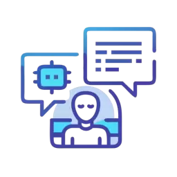 AI Agent Chat Symbol