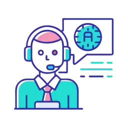 AI Agent Chatbot Support Icon