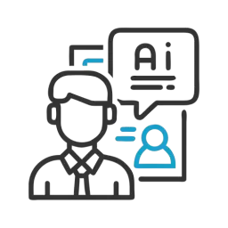 AI Agent Speak Icon Symbol