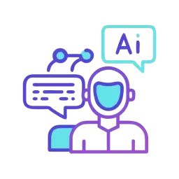 AI Agent Speech Icon Free