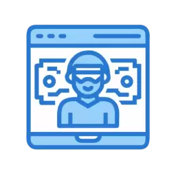 AI Agent Web Icon
