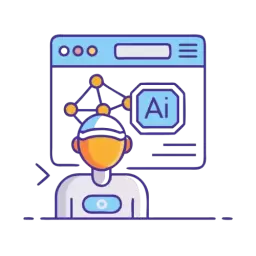 AI Agent Web Icon Free
