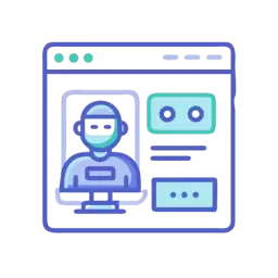 AI Agent Web Icon