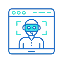AI Agent Web Symbol