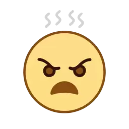 Angry Emoji Free Icon