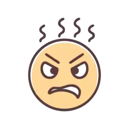 Angry Face Emoji Symbol
