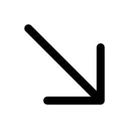 Arrow Down Right Symbol