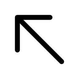 Arrow Up Left Symbol
