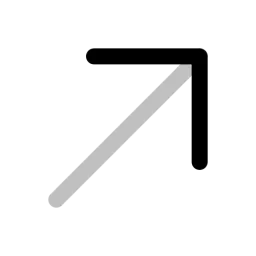Arrow Up Right Vector