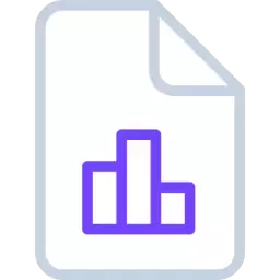 Bar Chart File Icon
