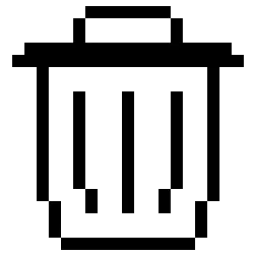 Bin Pixel Icon