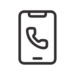 Black Mobile Phone Icon