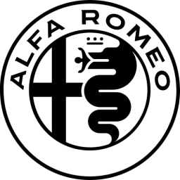 Black White Alfa Romeo Logo