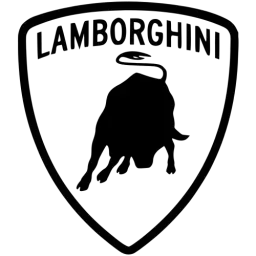 Black White Lamborghini Logo