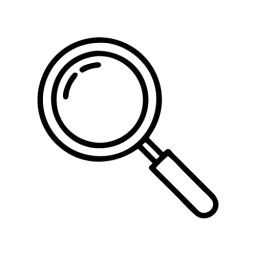Black White Search Icon
