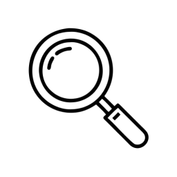 Black White Search Vector